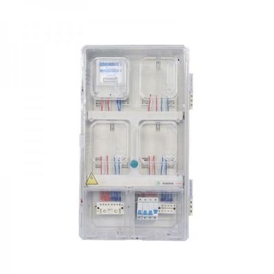 ISO IEC Tek Fazlı Elektrik Sayacı Kutusu 4 Yollu Abs Dağıtım Kutusu